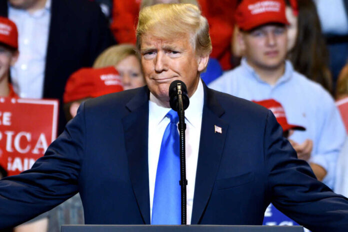 Wilkes-barre,,Pa,-,August,2,,2018:,Donald,Trump,President,Of
